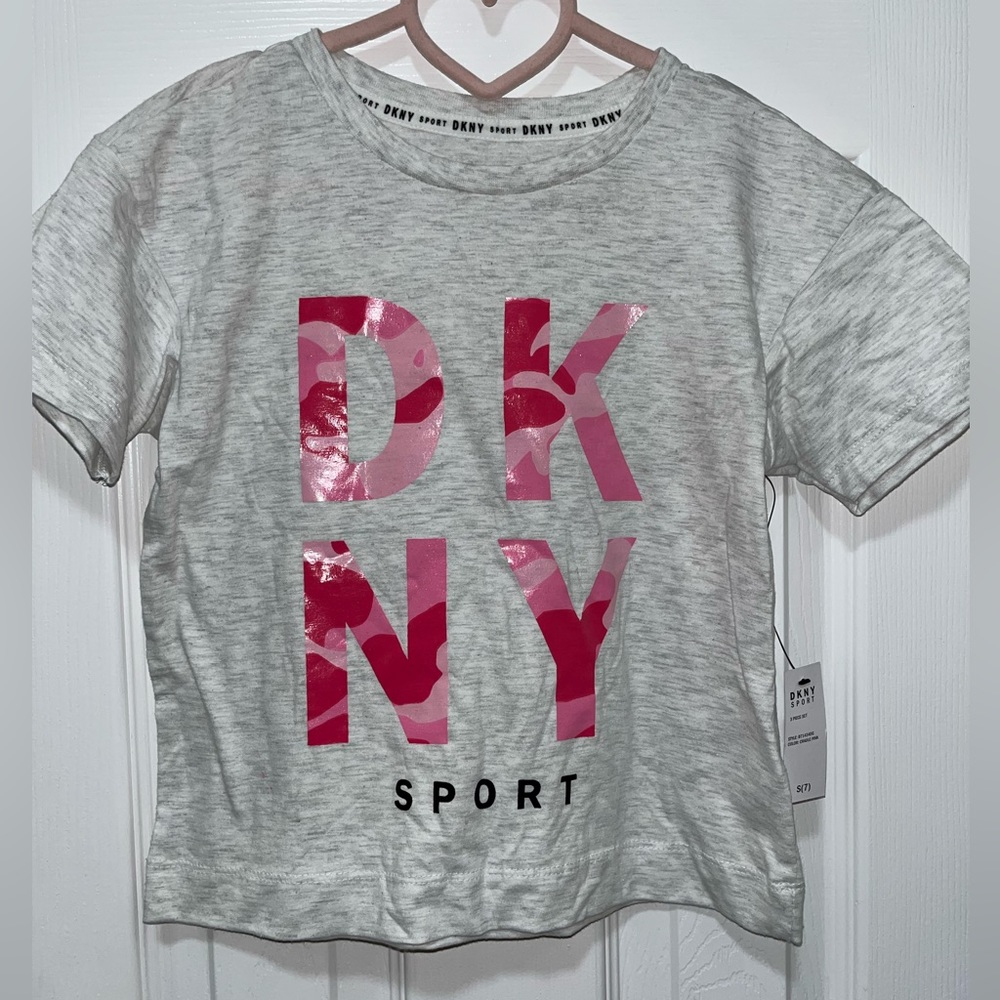 DKNY girl shirt, size 7, new with tag